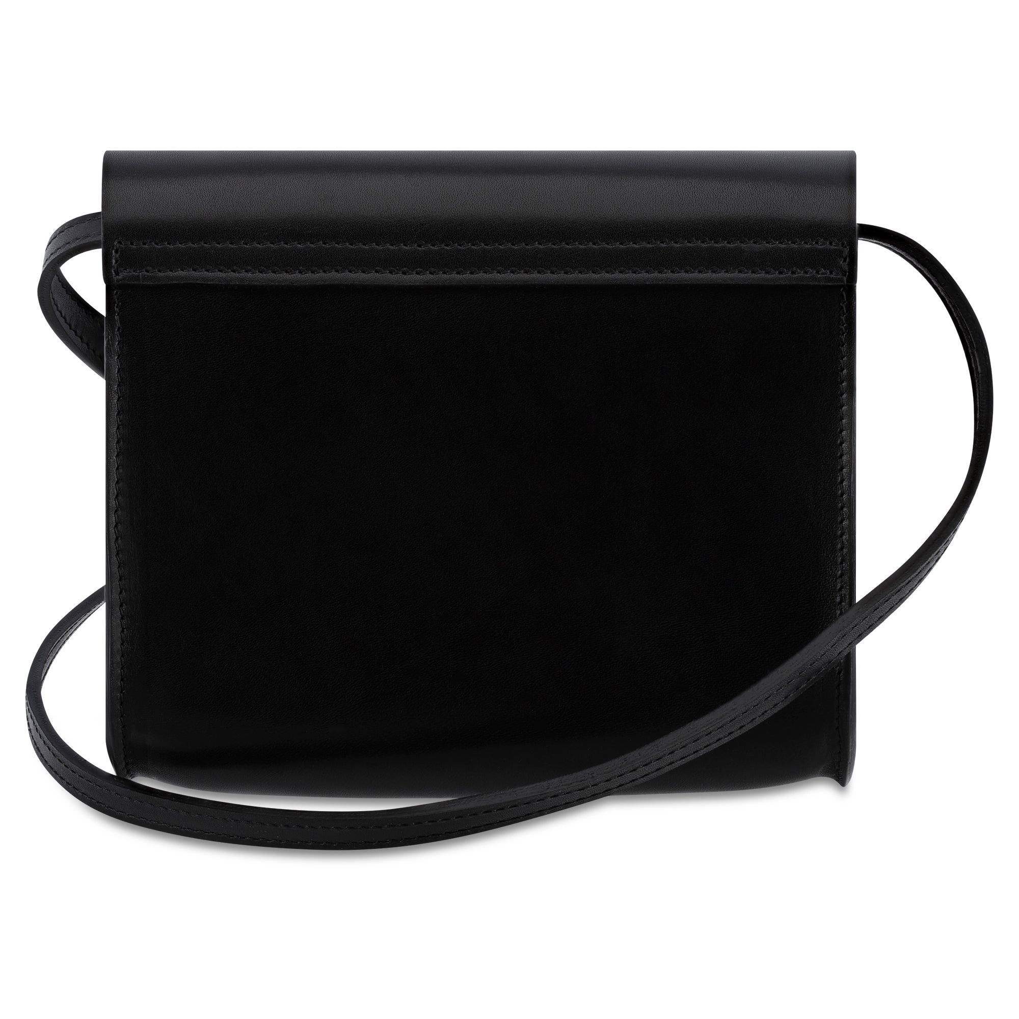 Brottasche „LOTTI“ in Schwarz - Handgemachte Damen Handtasche aus pflanzlich gegerbtem Leder