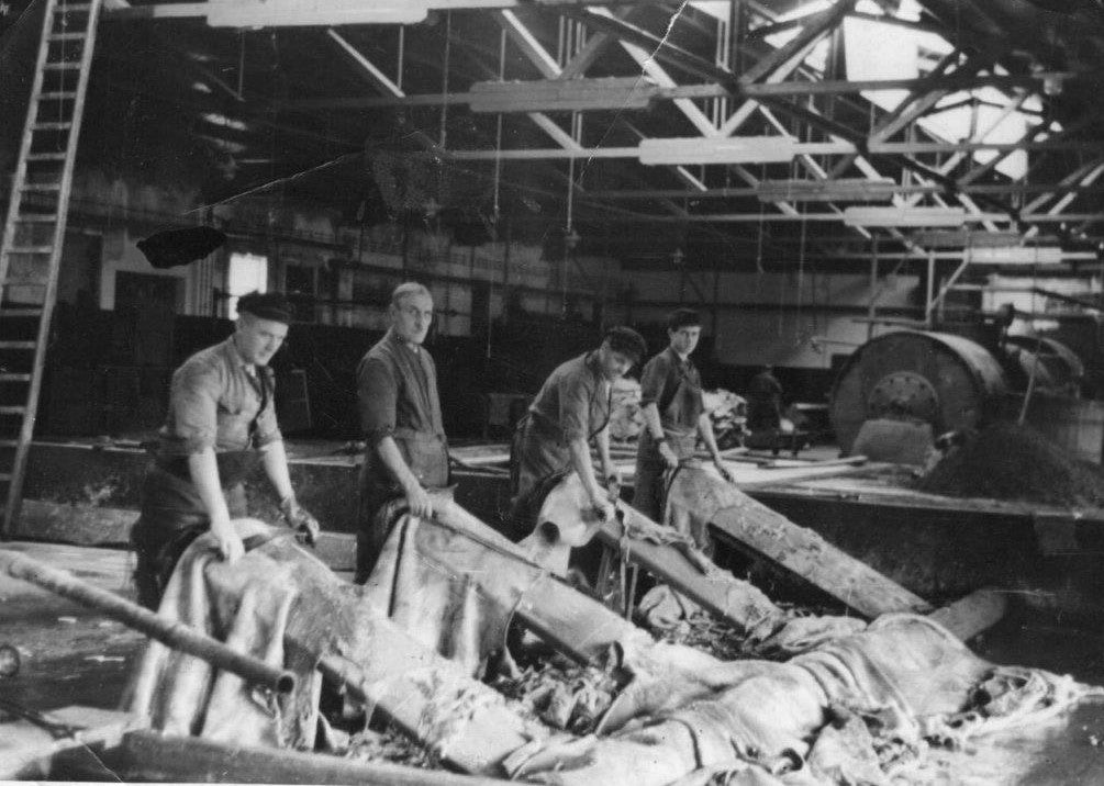 die alte Gerberei der heutigen Ledermanufaktur Ludwig Schröder