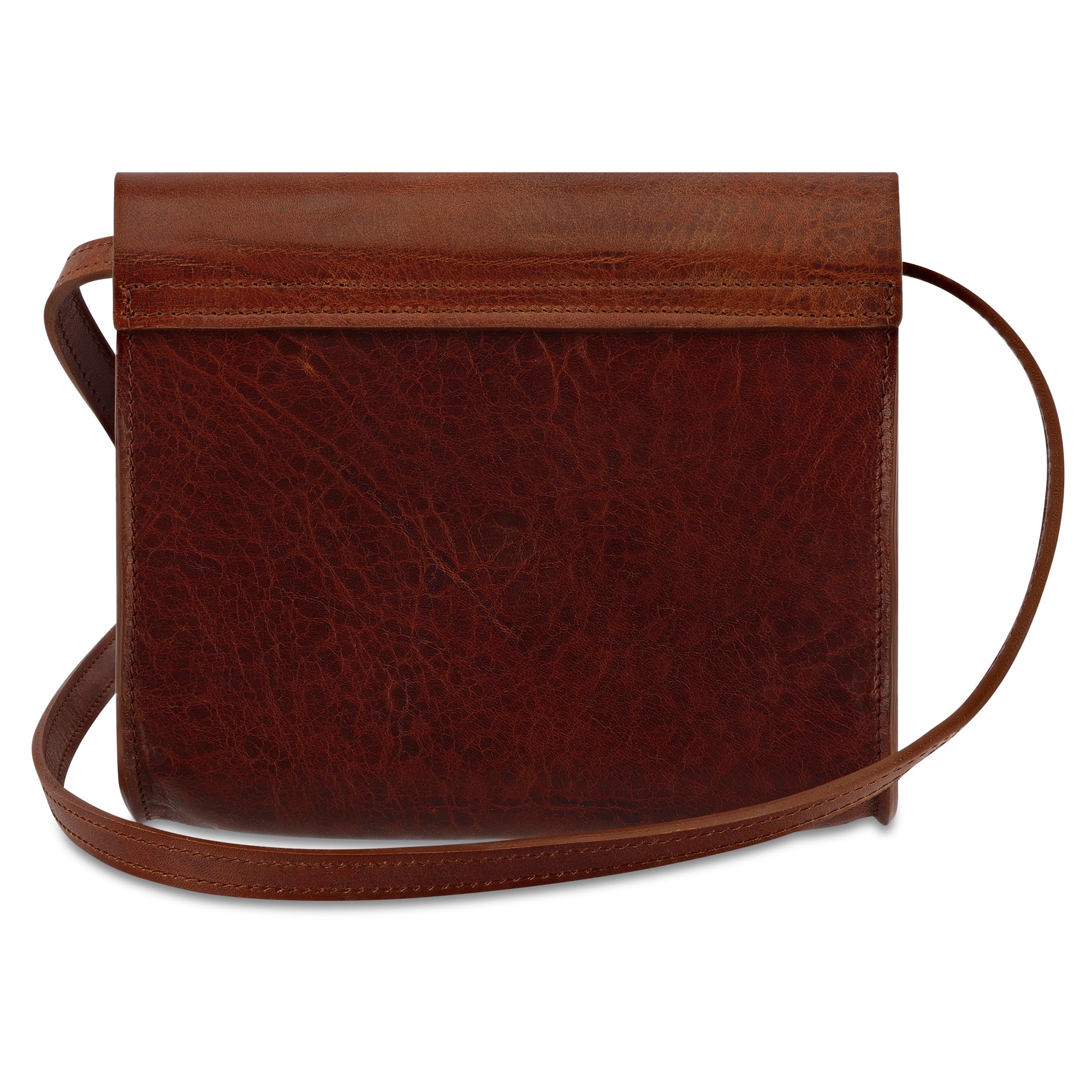 Brottasche „LOTTI“ in Gipsy Cognac - Handgemachte Damen Handtasche aus pflanzlich gegerbtem Leder