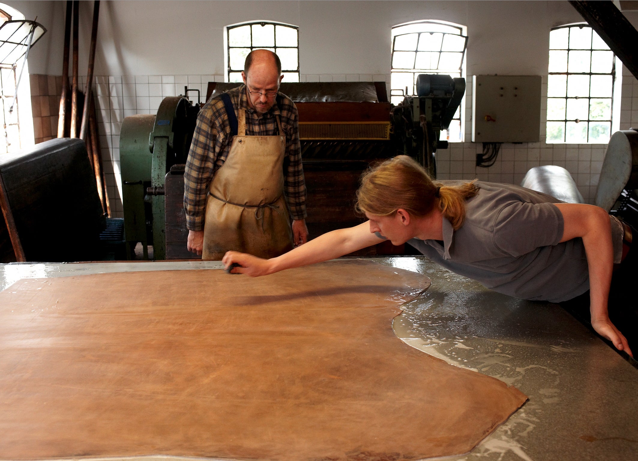 Da muss was weg. In der Gerberei Gebrüder Kobel