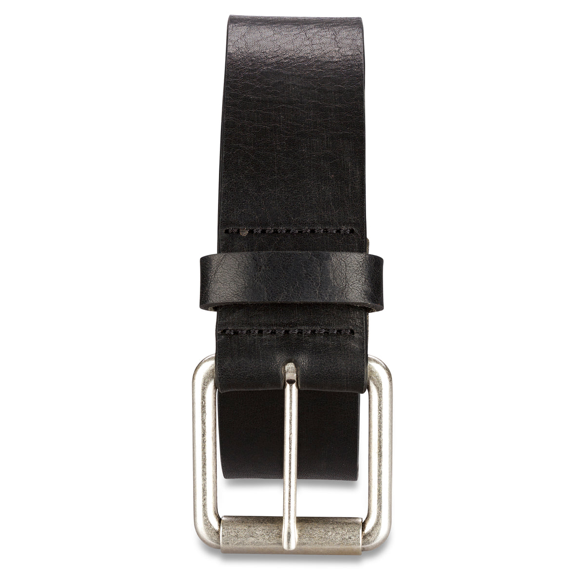 rustikaler Herren Jeans Ledergürtel in 4cm mit derber Rollschnalle