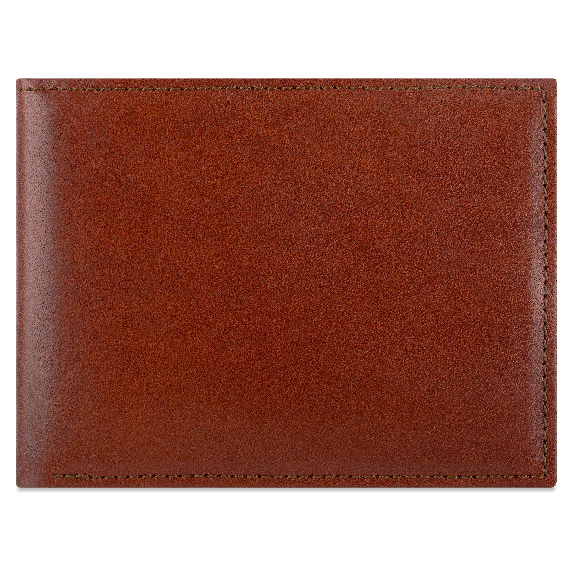 cognacfarbenes Herren Portemonnaie aus echtem Leder