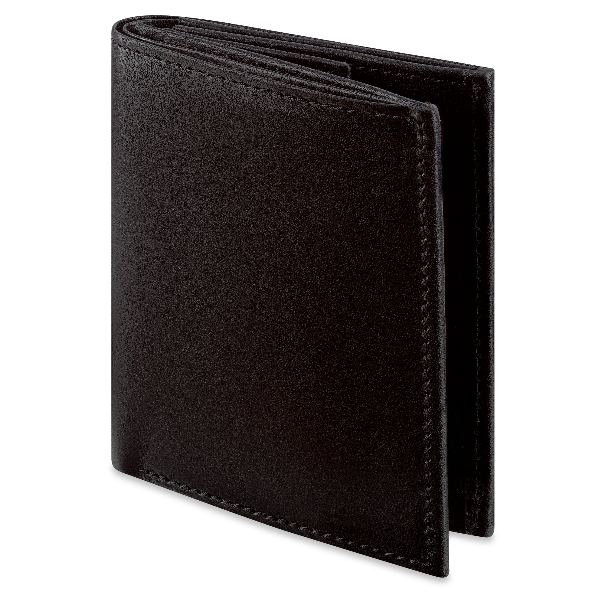 schwarzer Leder Geldbeutel aus echtem Leder Made in Germany